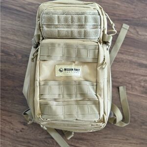 Tan Backpack Mission First Tactical Warrior Backpack 30L